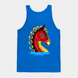 Red Water Dragon Tank Top